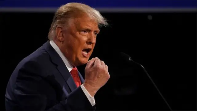 rais Trump aliwasihi wafuasi wa Democrats kujitokeza na kushiriki kwa wingi katika uchaguzi huo