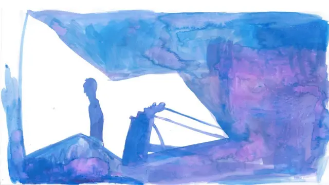 Hombre en las sombras