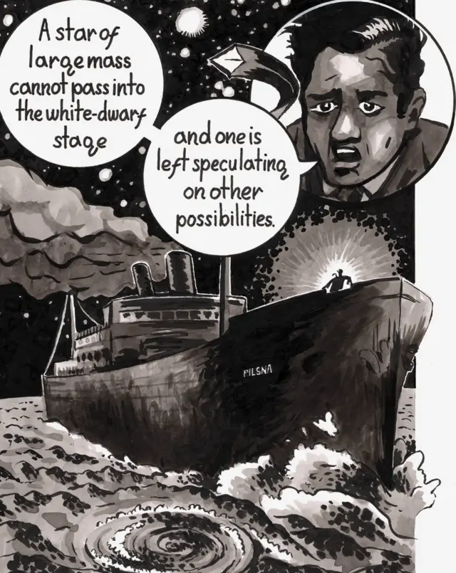 "Zvezda ogromne mase ne može da prođe fazu belog patuljka i zato moramo da spekulišemo o drugim mogućnostima."