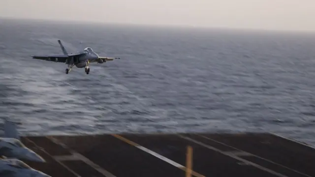 На авианосце "Теодор Рузвельт"