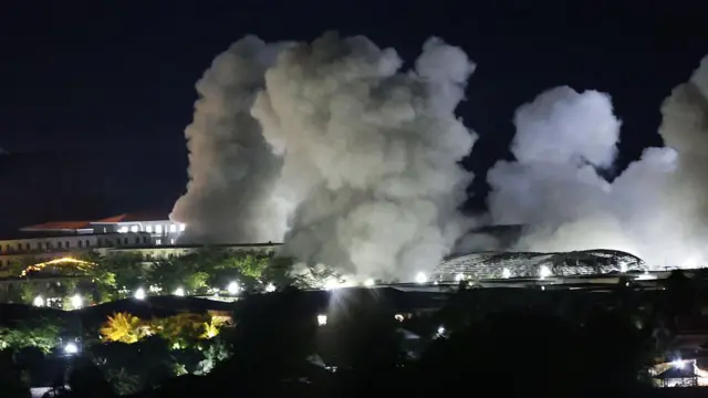 KK Park ဝင်းထဲက ဖောက်ခွဲမှုတွေကို အောက်တိုဘာ ၂၅ ရက် ညပိုင်းမှာ တွေ့ရတဲ့မြင်ကွင်း 