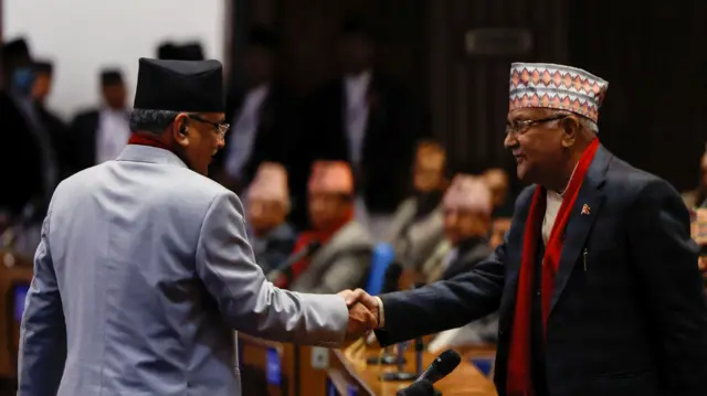 प्रचण्ड र ओली