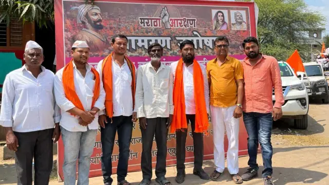 अंतरवाली येथे जमलेले मराठा आंदोलक