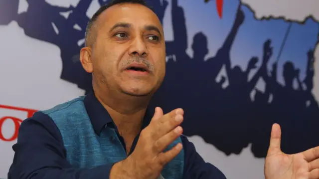 कांग्रेसका महामन्त्री विश्वप्रकाश शर्मा 