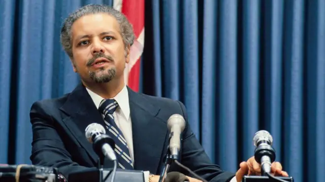 Minstirri Zayita boba'aa Sa'ud Arabiyaa Sheek Ahimad Zaakii Yamanii Waxabajji bara 1978 yeroo ibsa kennutti