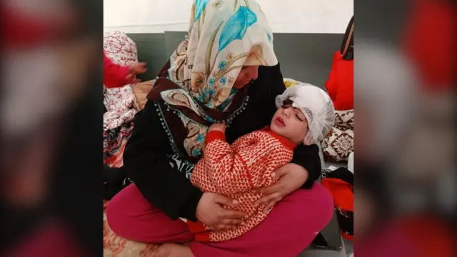 Emine Türker və oğlu