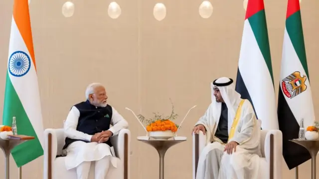 मोदी र यूएईका राष्ट्रपति