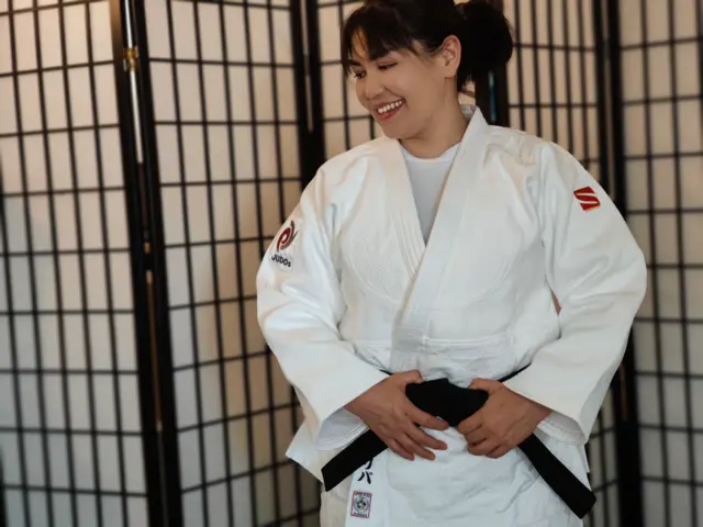 دختر جودو کار مهاجر از افغانستان