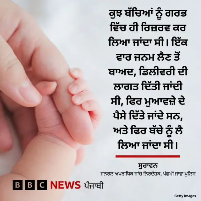 ਬੱਚਿਆਂ ਦੀ ਤਸਕਰੀ