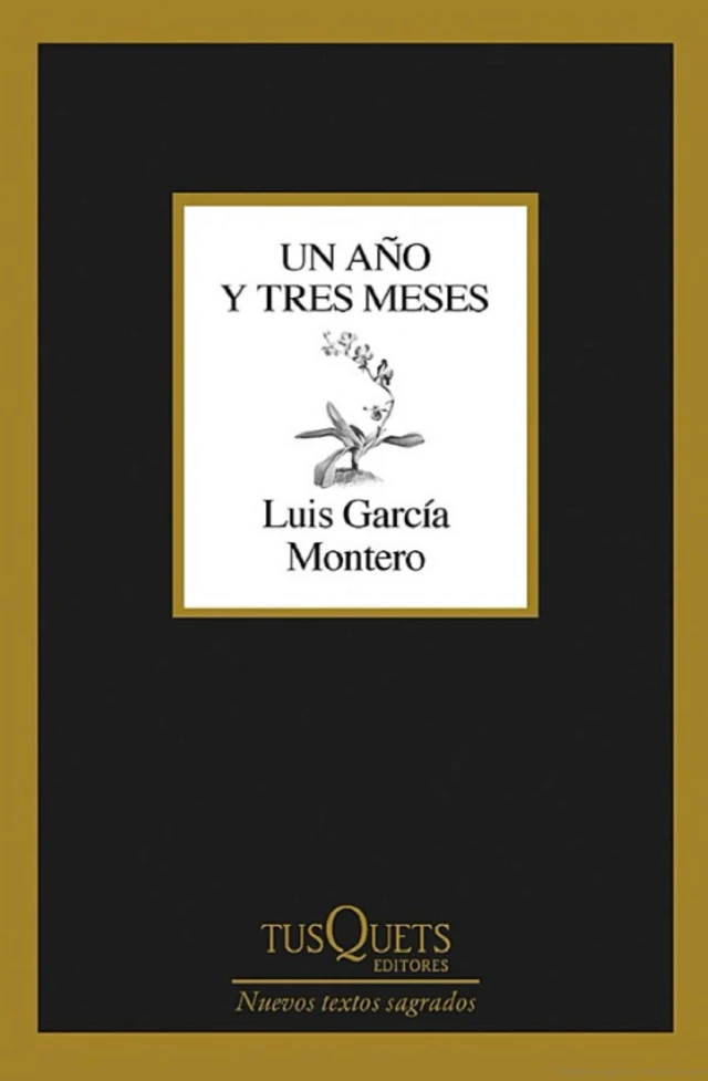 Portada de "Un año y tres meses" de Luis García Montero.