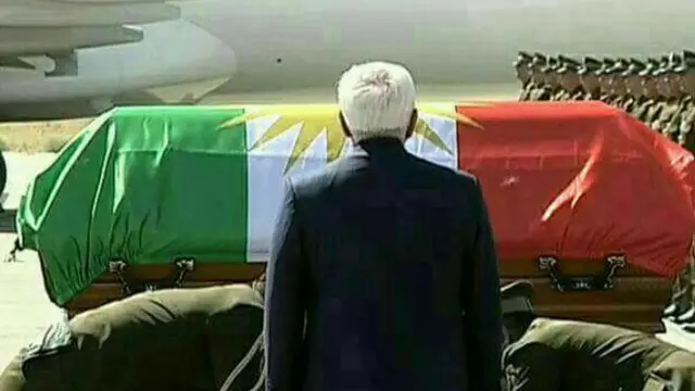 محمد جواد ظریف در مراسم جلال طالبانی