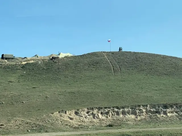 База российских пограничников в Армении недалеко от Лачина