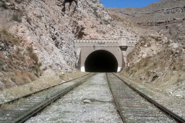 د بولان غره کې اورګاډي پټلۍ