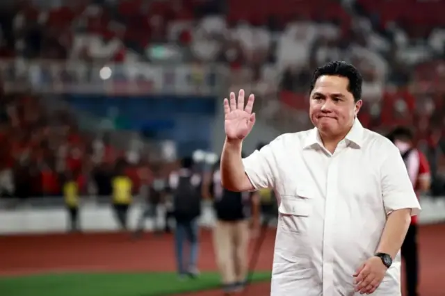 Ketua umum PSSI Erick Thohir.