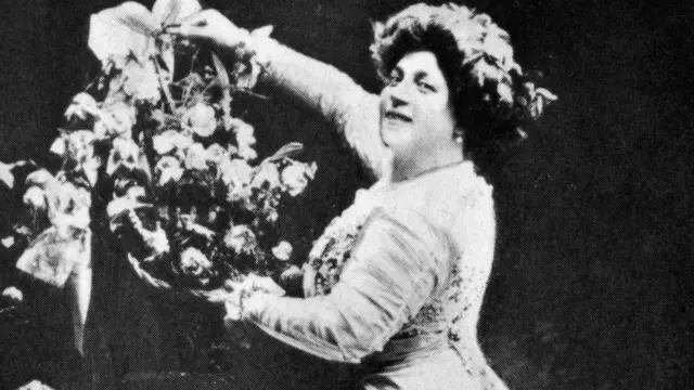 Cora, Crippen's wife.