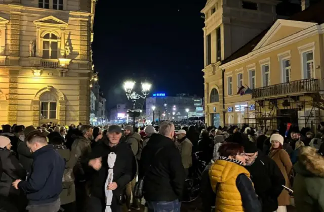 protest u Novom Sadu i incidenti