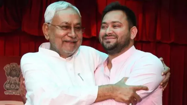 नीतीश कुमार और तेजस्वी यादव