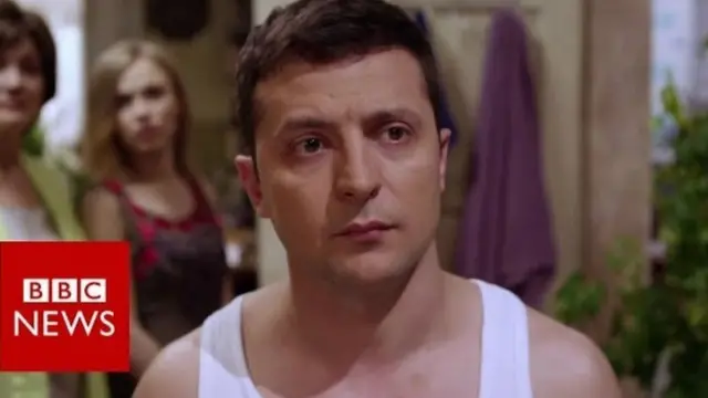 Photo 2. မစ္စတာ ဇလန်းစကီးဟာ နိုင်ငံရေးသမား မဖြစ်ခင်က ရုပ်မြင်သံကြား ဇာတ်လမ်းတွဲတွေမှာ ပါဝင်တဲ့ နာမည်ကျော် သရုပ်ဆောင်တဦး ဖြစ်ပါတယ်