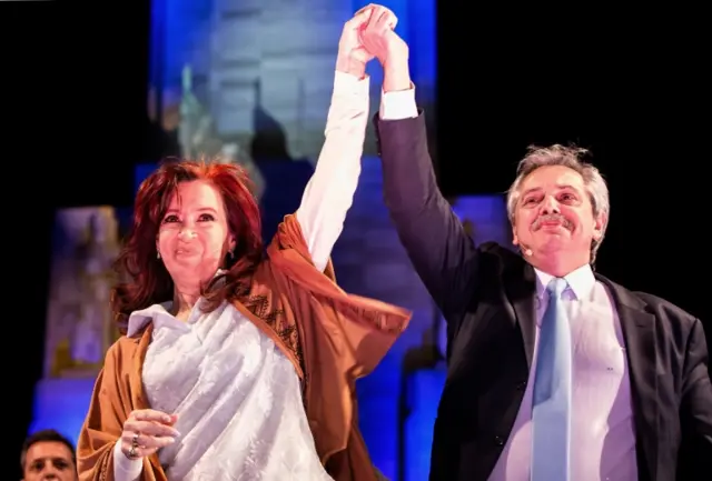 Alberto Fernández e Cristina Kirchner