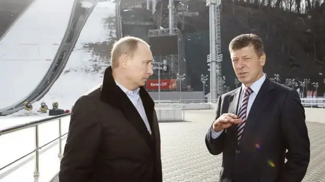 Володимир Путін та Дмитро Козак у Сочі