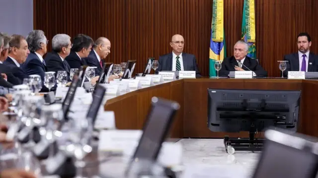 Michel Temer e equipe econômica