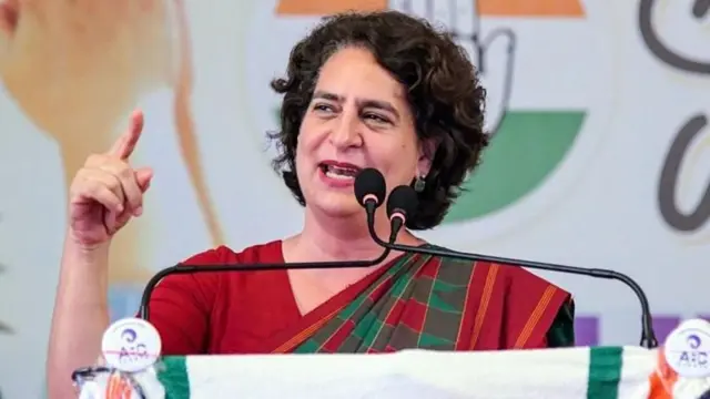 कांग्रेस सांसद प्रियंका गांधी फ़लस्तीन के समर्थन में कई बार बोल चुकी हैं