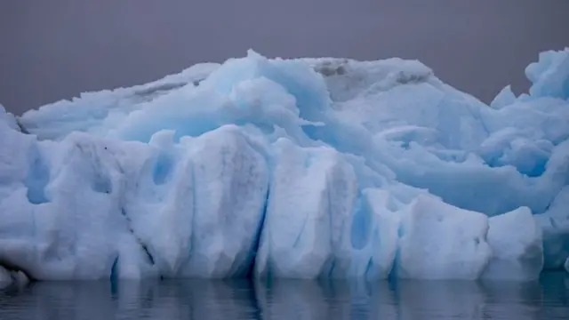 Hielo en la Antártida