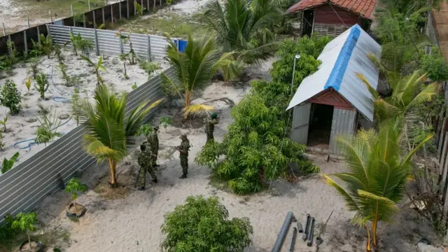 කාත්තන්කුඩි ප්‍රදේශයේ පවත්වාගෙන ගිය බවට සැක කෙරෙන 'කඳවුර'