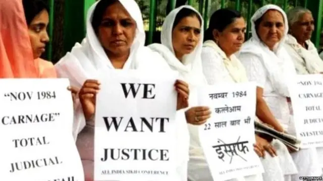 ਦਿੱਲੀ ਵਿਖੇ '84 ਸਿੱਖ ਕਤਲੇਆਮ ਦੇ ਪੀੜਤ ਇਨਸਾਫ਼ ਦੀ ਮੰਗ ਦੌਰਾਨ (ਫਾਈਲ ਫੋਟੋ)