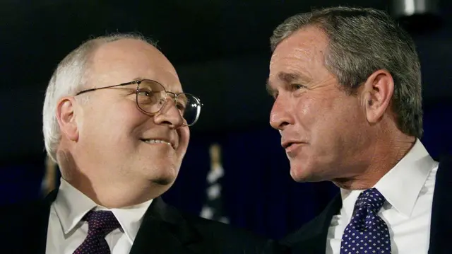 Dick Cheney and George W Bush