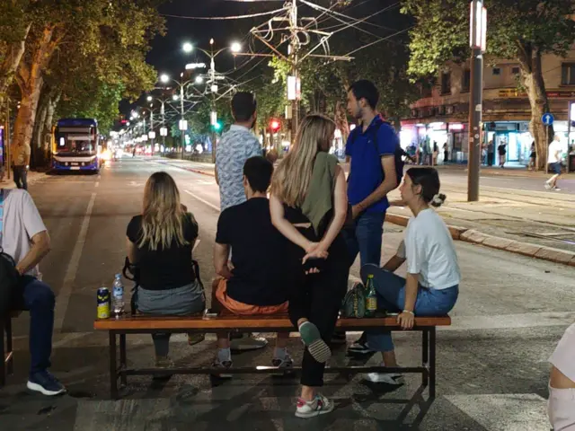 Blokada ispred Pravnog fakulteta