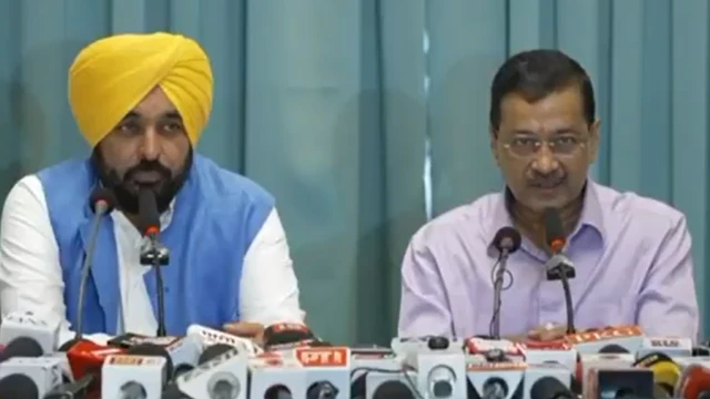 ਭਗਵੰਤ ਮਾਨ ਅਤੇ ਅਰਵਿੰਦ ਕੇਜਰੀਵਾਲ