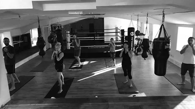 Sesión de BoxingYoga