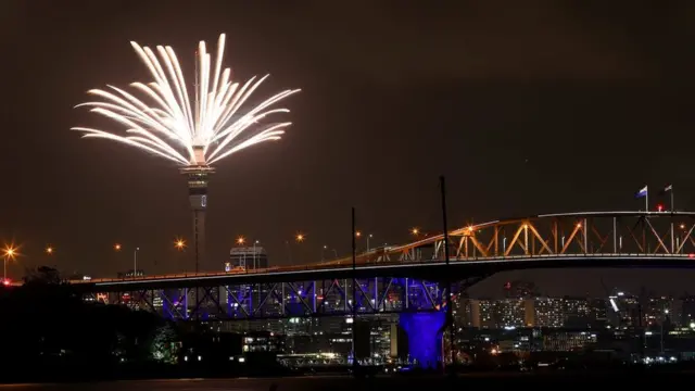 Auckland fireworks