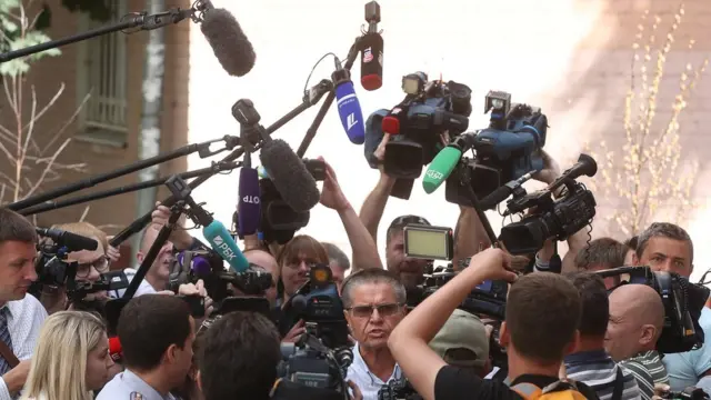 Улюкаев и журналисты