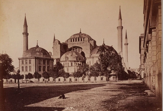 1800'lü yıllardan bir Ayasofya fotoğrafı