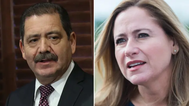 Jesús "Chuy" García y Debbie Mucarsel-Powell