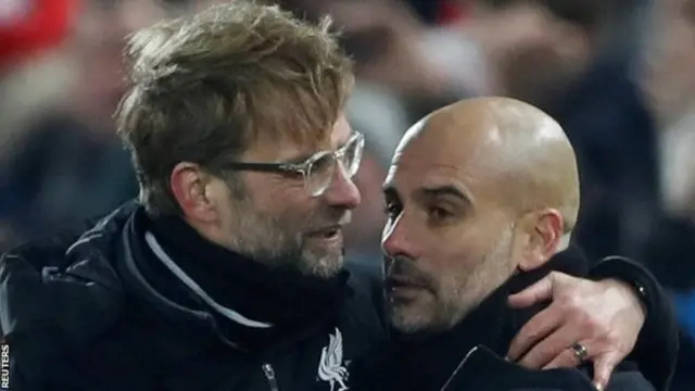كلوب وغوارديولا عقب آخر لقاء للفريقين