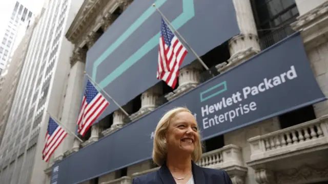 Meg Whitman, chefe da Hewlett Packard Enterprise