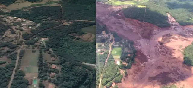 ब्राज़ील में बांध टूटा, Brumadinho dam collapse, brazil dam collapse, ब्राज़ील बांध हादसा