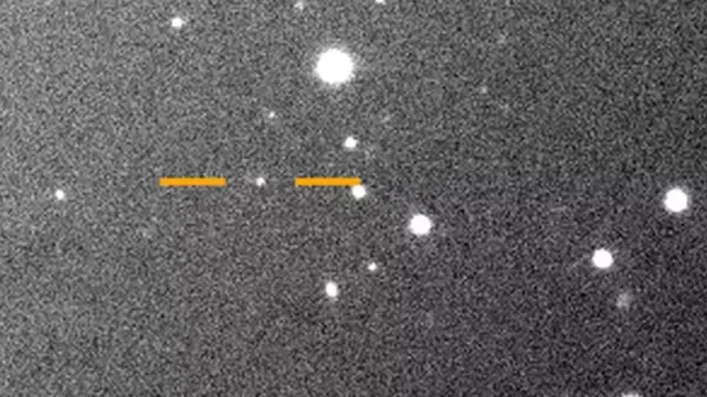 Imagen de Valetudo, como un punto brillante en el espacio