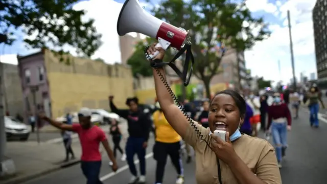 Protesta en Filadelfia.