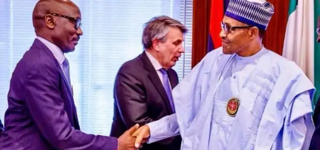 Buhari da Mele Kyari