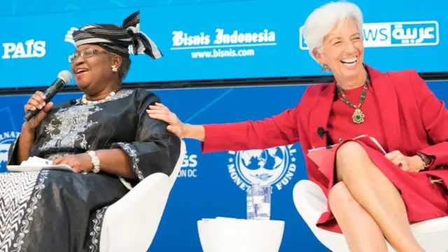 Okonjo-Iweala na onyeisi IMF bụ Christine Lagarde