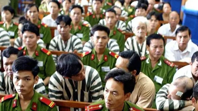 Một phiên tòa xử tham nhũng ở TP HCM