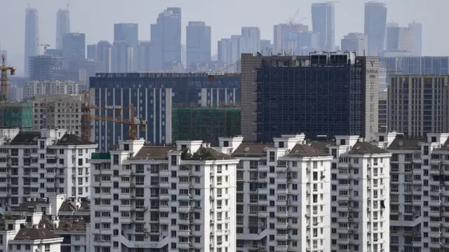浙江杭州的建築群（中新社圖片5/8/2021）