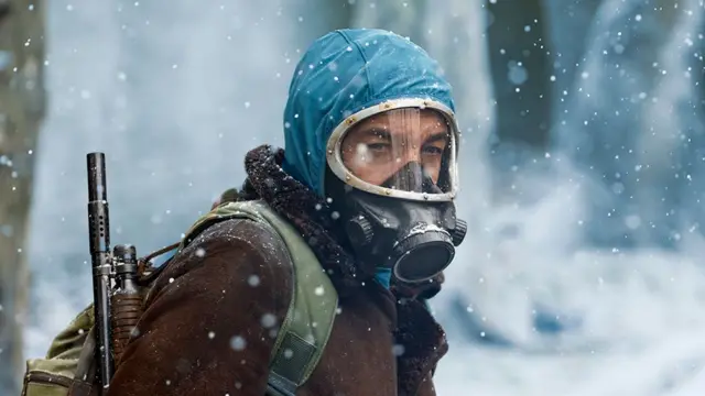 Ricardo Darín como el Eternauta, en una escena de la serie de Netflix