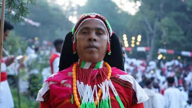 Dubartii uffata aadaan faayamtee Irreecha Hora Harsadeerratti argamte, bara 2025.