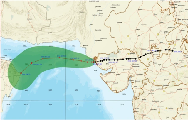 ગુજરાતમાં વાવાઝોડાની સંભાવના