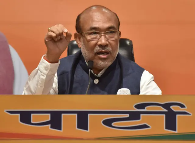 मणिपुर के मुख्यमंत्री एन बीरेन सिंह.